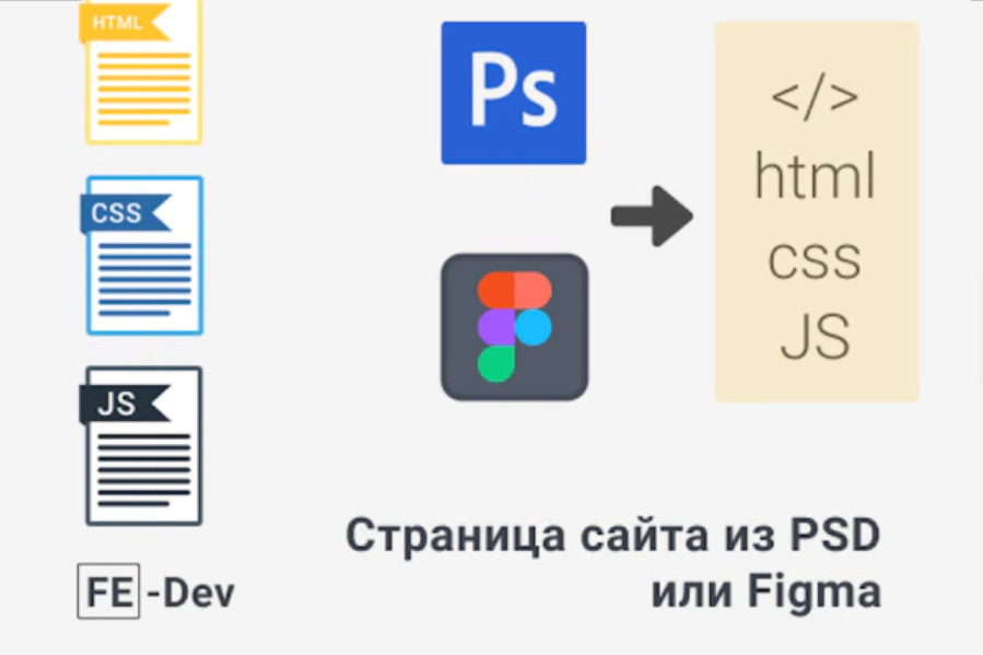 PSD-layout yoki Figma-dan sayt maketi